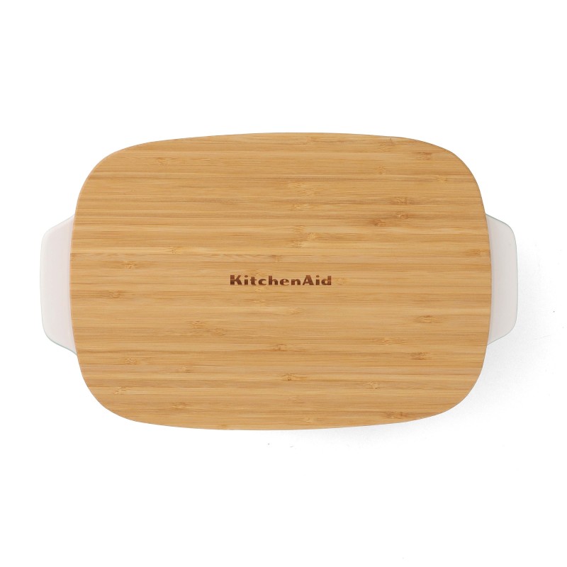 Didelė KitchenAid kepimo indas su dangčiu, 3.8L, Pistachio