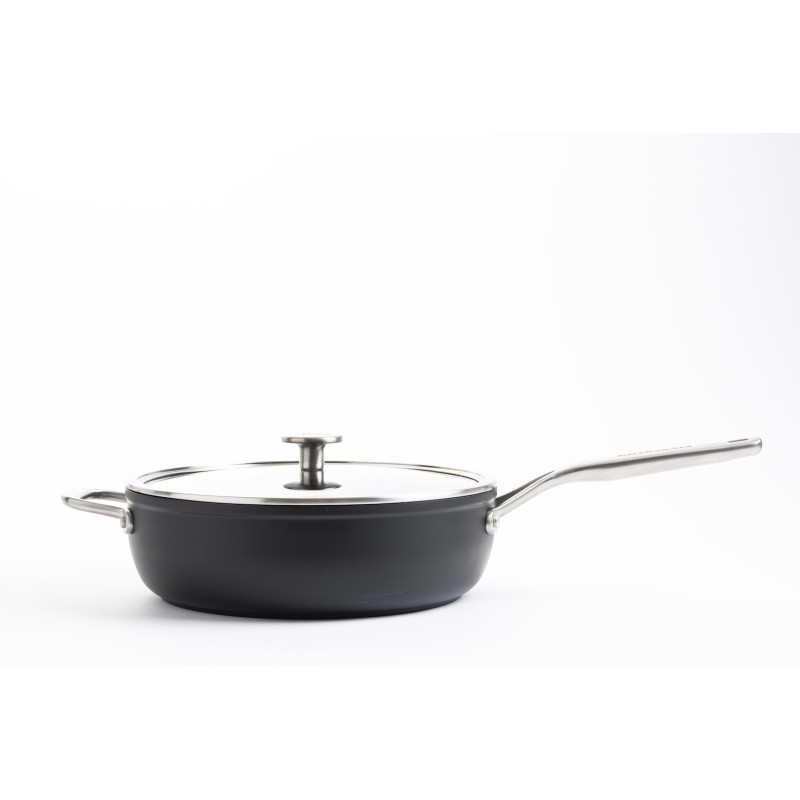 Сковорода с крышкой KitchenAid из кованого закаленного алюминия 28 см