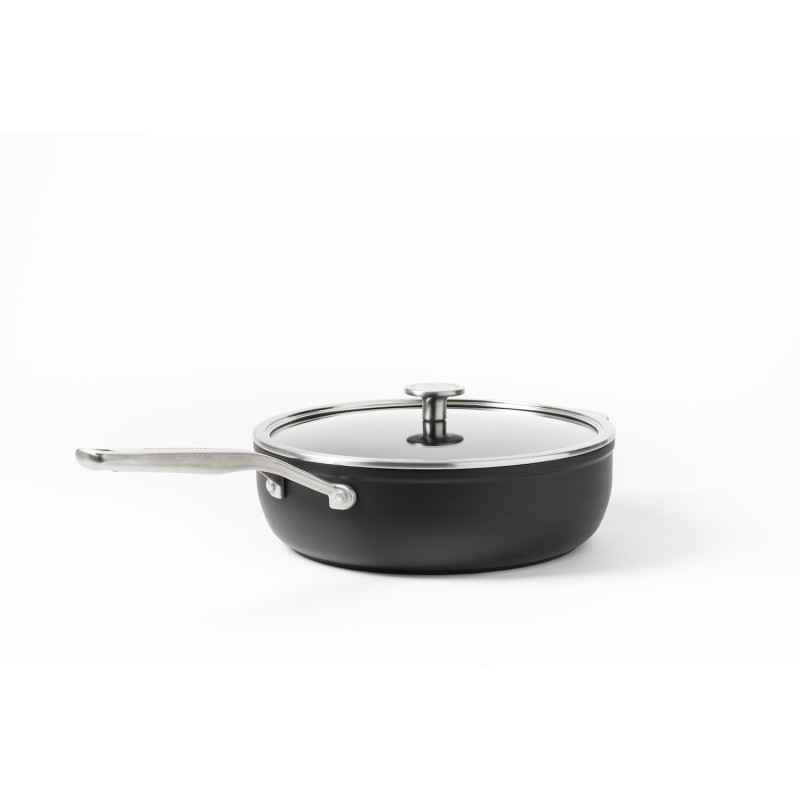 KitchenAid Forged Hardened Aluminium Saucepan with Lid 28 cm