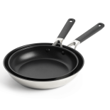 KitchenAid 2 panni komplekt, roostevaba teras, 24cm /28cm