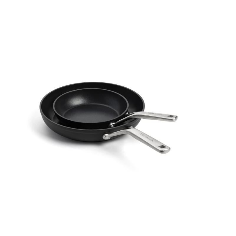 KitchenAid kaltinė grūdinto aliuminio keptuvė rinkinys 20cm/28cm