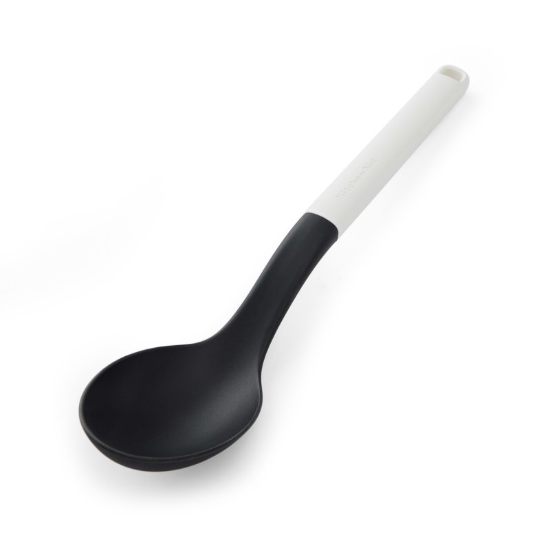 KitchenAid Cooking Spoon, Porcelain White, 34cm