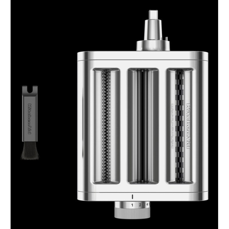 Metallinen 3-in-1-pastalisävaruste