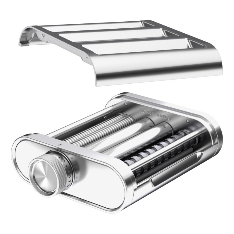 Metallinen 3-in-1-pastalisävaruste