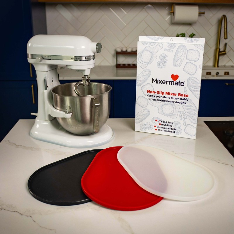Mixermate™ Anti-Slip Silicone Mat for Bowl-Lift Stand Mixers WHTE