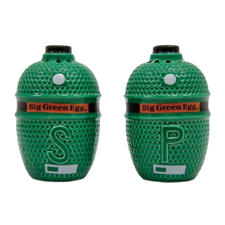 Big Green Egg Salt and Pepper Shakers – Ceramic Set
