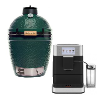 Big Green Egg M starter set + Fully automatic espresso machine KF8