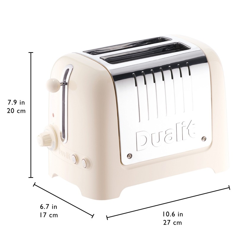 Dualit Lite Toaster 2 Schlitze Schwarz
