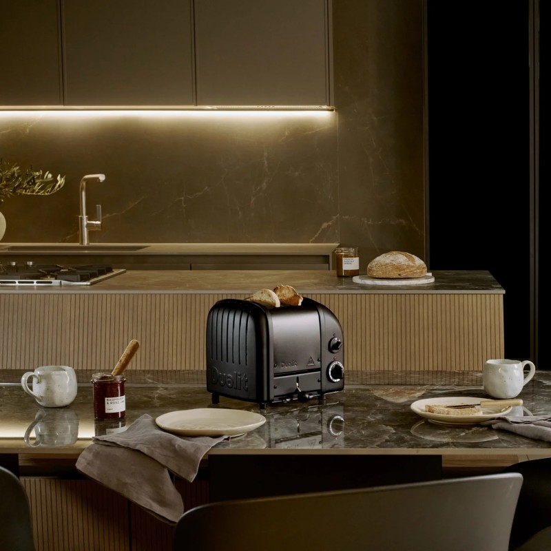 Dualit 2 Slice NewGen Classic Toaster Stealth Black