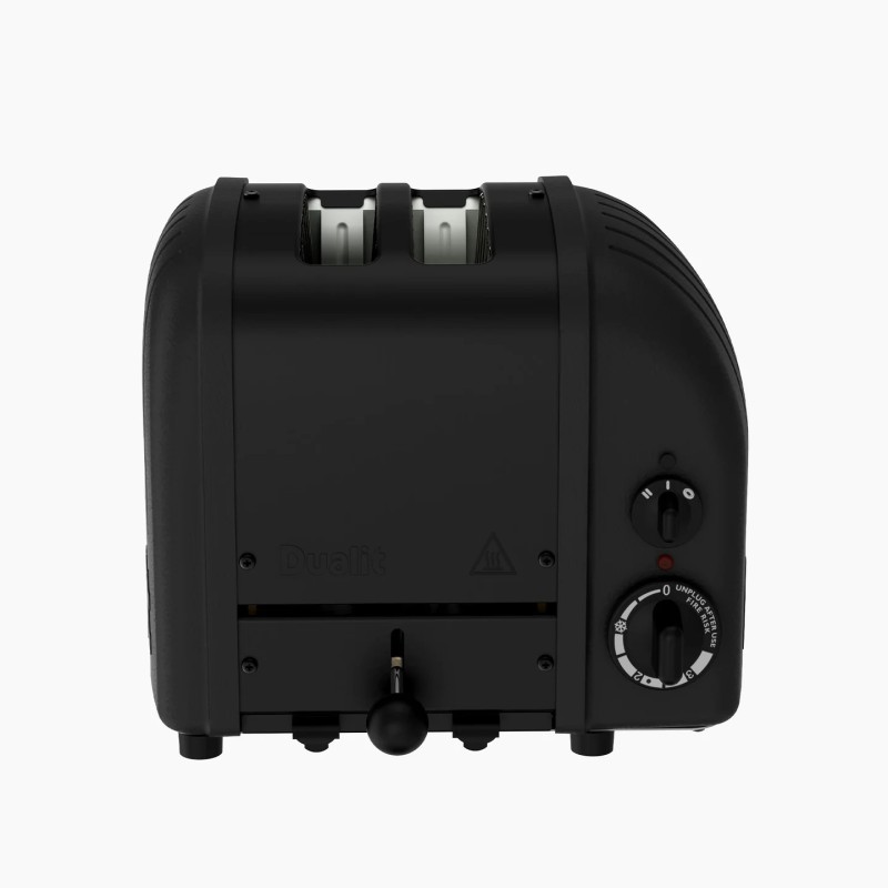 Dualit 2 Slice NewGen Classic Toaster Stealth Black