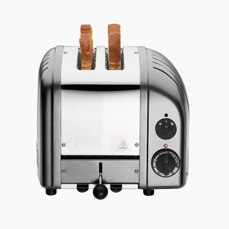 Dualit 2 Slice NewGen Classic Toaster Metallic Silver