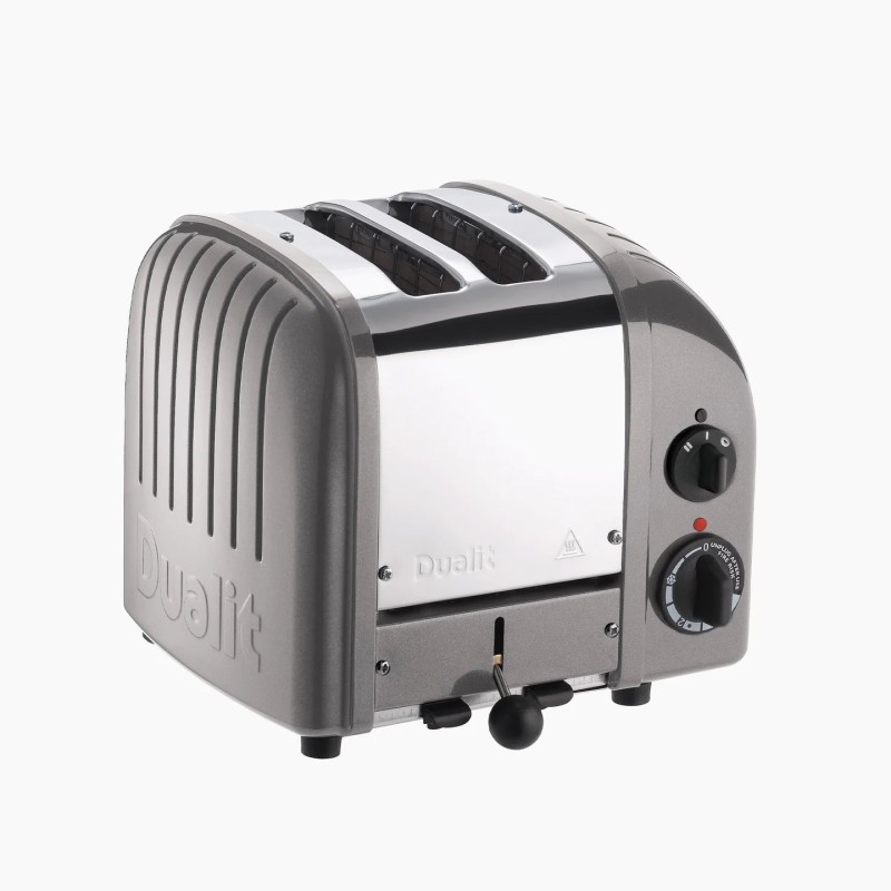 Dualit 2 Slice NewGen Classic Toaster Metallic Silver