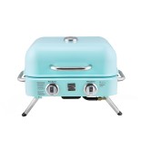 Kenmore Retro 2-Polttimen Kannettava Kaasugrilli – Turquoise