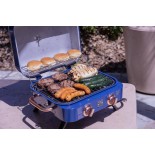 Kenmore Retro 2-Polttimen Kannettava Kaasugrilli – Blue