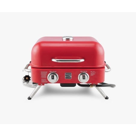 Kenmore Retro 2-Põletiga Kaasaskantav Gaasigrill – Red