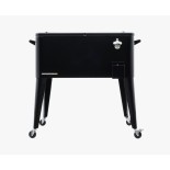 Permasteel 75L terassijäähdytin pyörillä,  Black