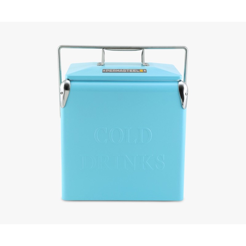 Permasteel 13L Portable Cooler | Retro Steel Ice Chest
