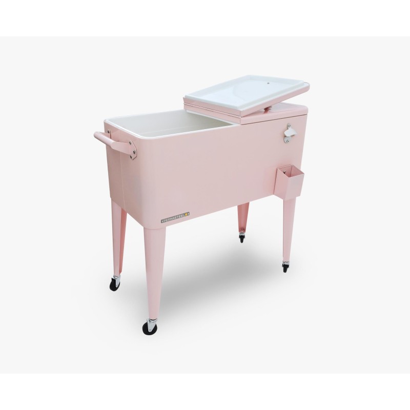 Permasteel 75-liitrine ratastega terrassijahuti Pink