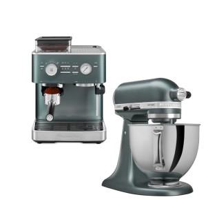 Artisan Elegance -yleiskoneen ja puoliautomaattisen espressokoneen setti