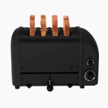 Dualit 4-Scheiben NewGen Classic Toaster Stealth Black