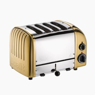 Dualit 4 Slice NewGen Classic Toaster Brass