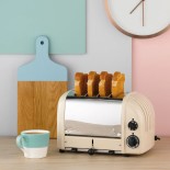 Dualit 4 Slice NewGen Classic Toaster Canvas White