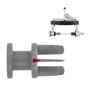 Zucchini/cucumber adapter, grey