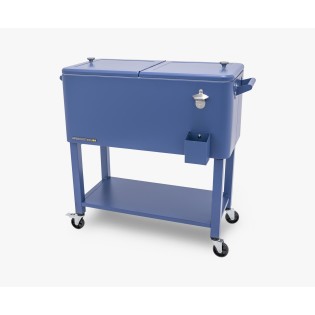 Permasteel 75L Rolling Patio Cooler with Wheels