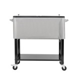 Permasteel 75L Rolling Patio Cooler with Wheels