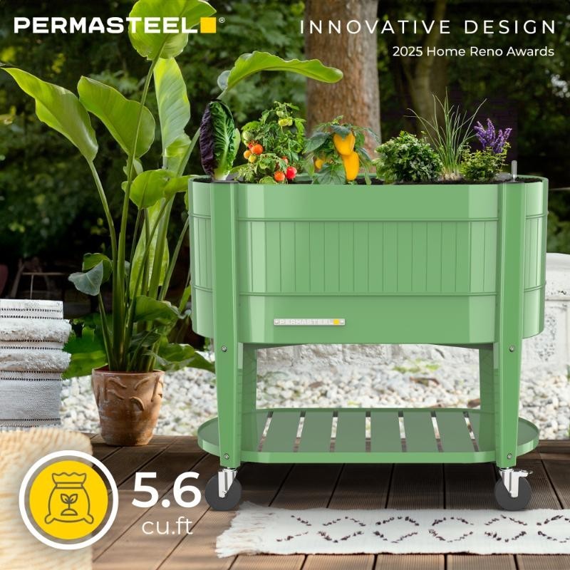 Приподнятая садовая грядка Permasteel, Olive