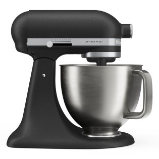 KitchenAid Artisan Plus pastatomas plakiklis, Cast Iron Black 5KSM50PKVEBK