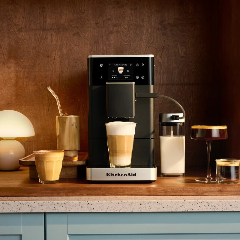 KitchenAid KF4 Espresso Machine with Iced Coffee, 5KES8454EBM