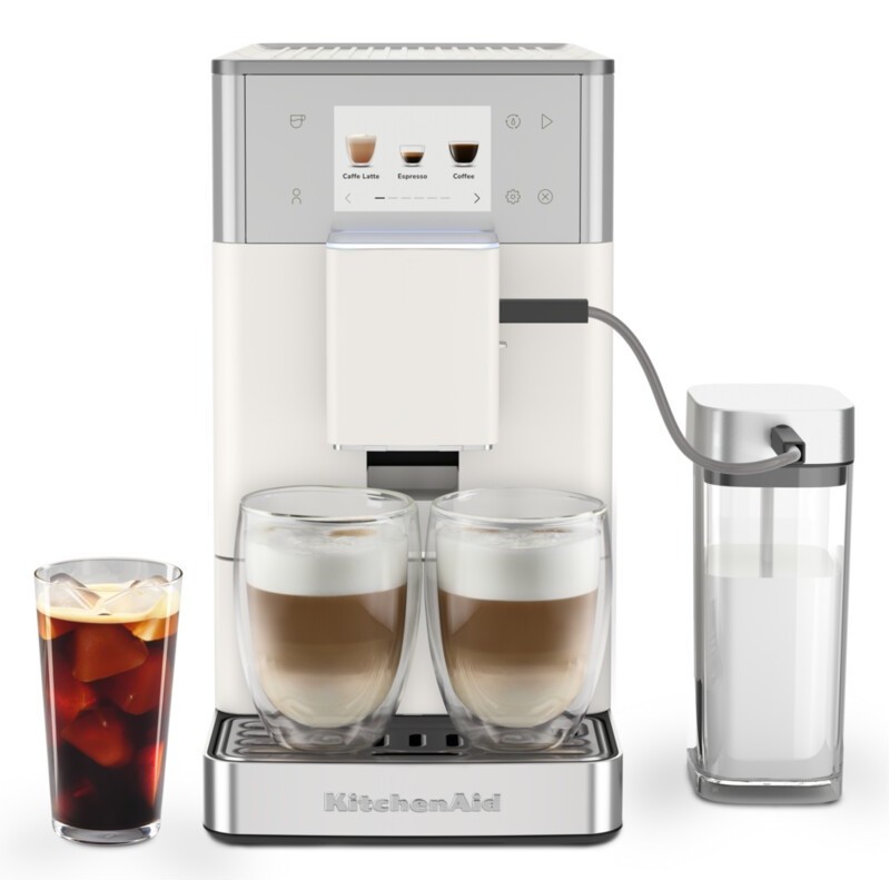 KitchenAid KF4 Espresso Machine with Iced Coffee, 5KES8454EPL