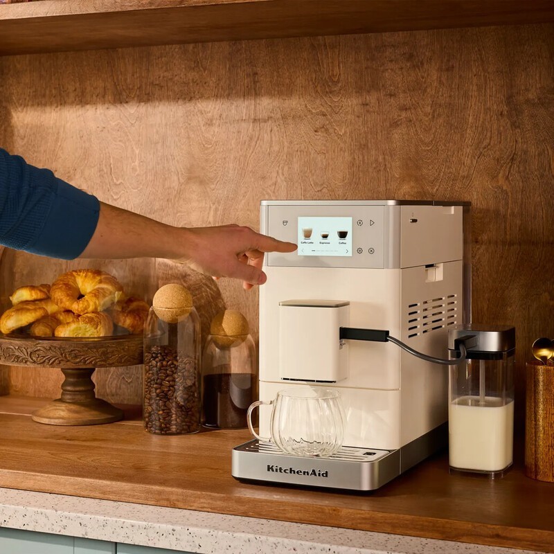 KitchenAid KF4 Espresso Machine with Iced Coffee, 5KES8454EPL