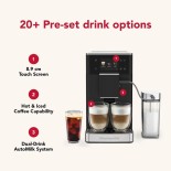 KitchenAid KF4 Espressomaschine mit Eiskaffee-Funktion, 5KES8454EBM