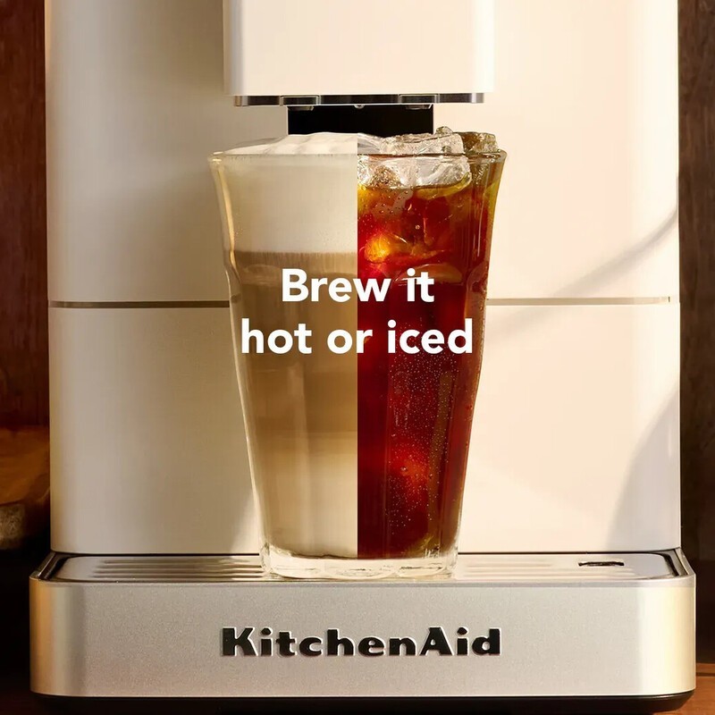 KitchenAid KF4 Espressomaschine mit Eiskaffee-Funktion, 5KES8454EPL
