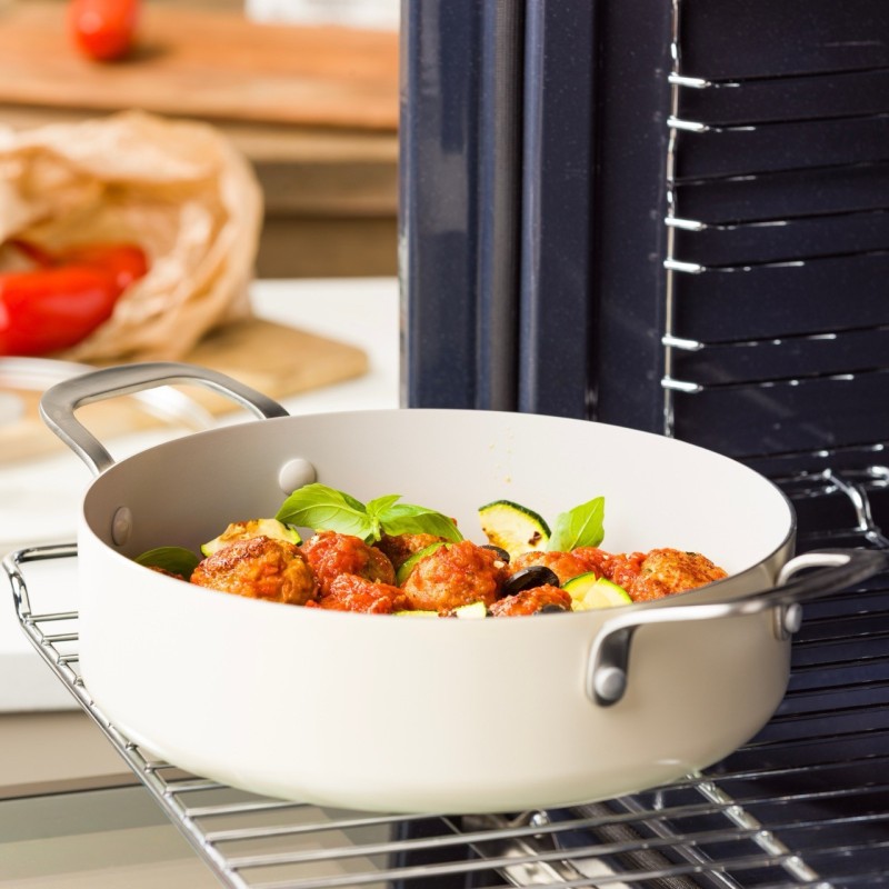 KitchenAid sautējamā panna, 28cm/4,28L | Nepiedegoša