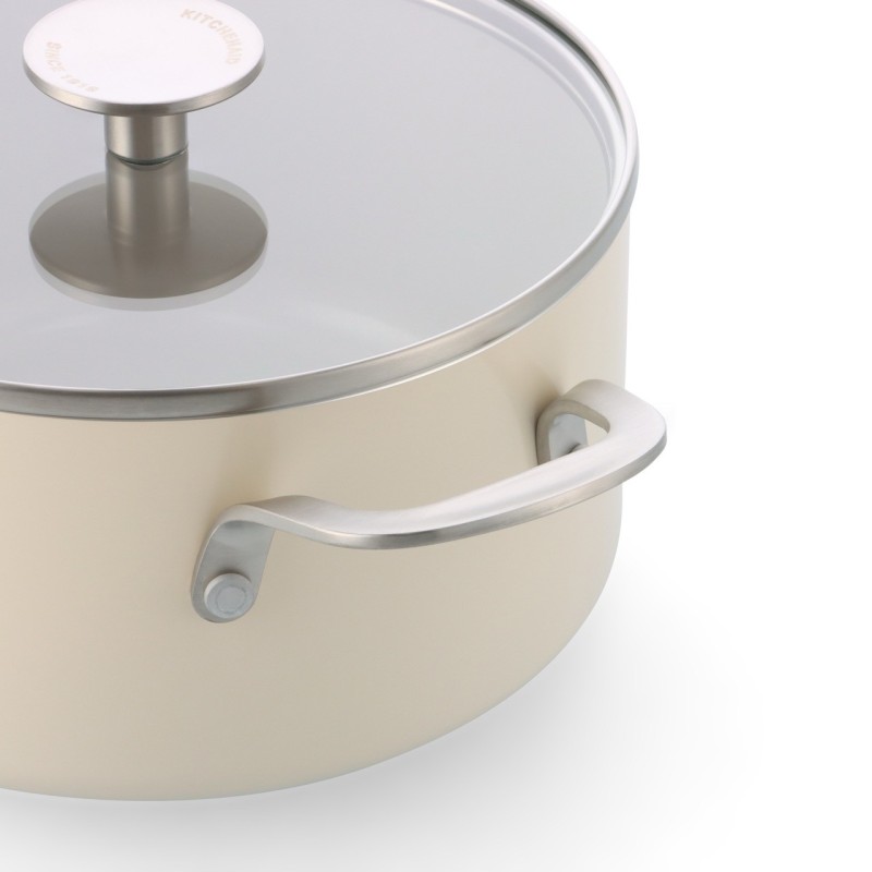 KitchenAid sautējamā panna, 28cm/4,28L | Nepiedegoša