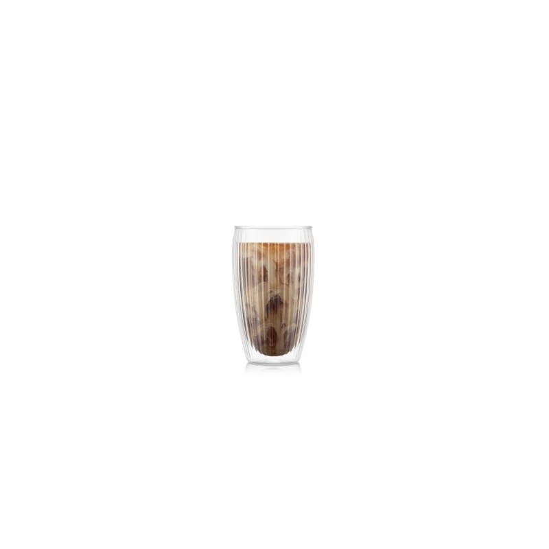 Bodum Pavina rihveldatud klaasid, 2tk, M, 0,45L