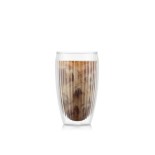 Rievotās Bodum Pavina dubultsienu glāzes 450 ml