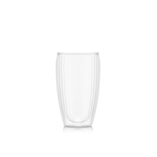 Bodum Pavina rihveldatud klaasid, 2tk, M, 0,45L