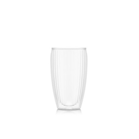 Bodum Pavina rihveldatud klaasid, 2tk, M, 0,45L