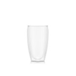 Bodum Pavina Doppelwandige Gläser mit Rillen 450ml