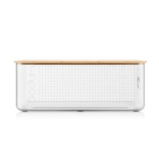 Bodum Bistro Large Bread Box | Bamboo Cutting Board Lid