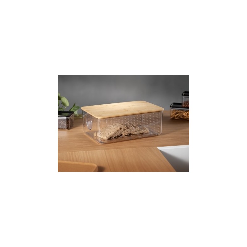 Bodum Bistro Large Bread Box | Bamboo Cutting Board Lid