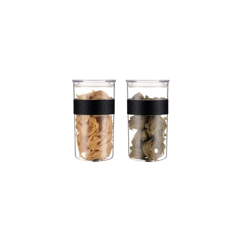 Bodum Presso 2,0 L -säilytyspurkit | 2-osainen purkkisarja