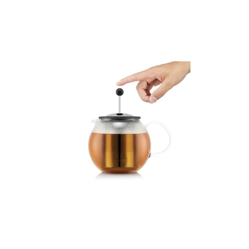 Bodum Assam Teebereiter | 1,0L Glasteekanne mit Sieb