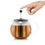 Bodum Assam arbatos kavinukas | 1,0L stiklinis arbatinukas su sieteliu