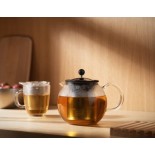 Bodum Assam Tea Press | 1.0L Glass Teapot with Infuser