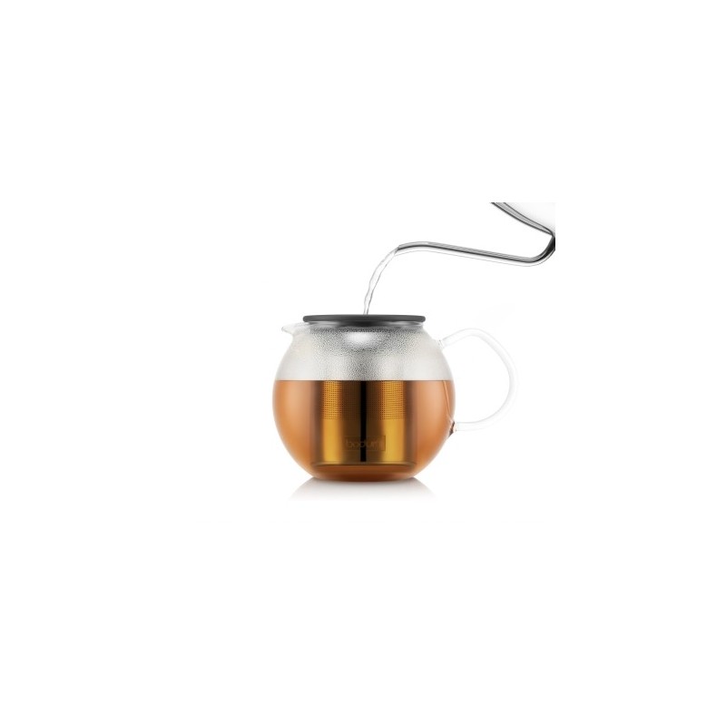 Bodum Assam Tea Press | 1.0L Glass Teapot with Infuser